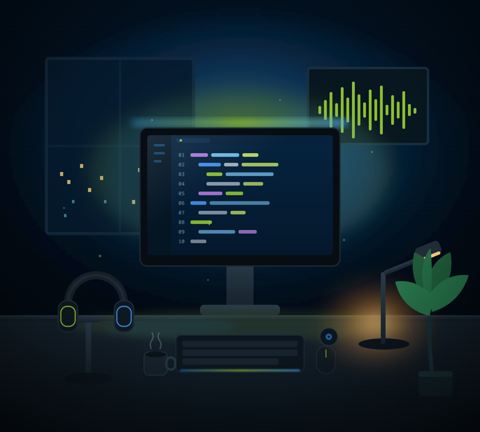 David Auble workspace